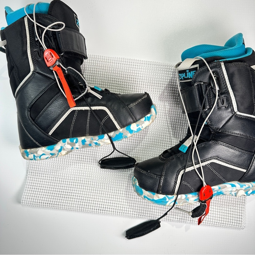 Burton kids snowboard boots Zipline speed lace youth size 6 - Picture 8 of 12